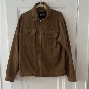 Billabong Men’s Brown corduroy Jacket size Medium